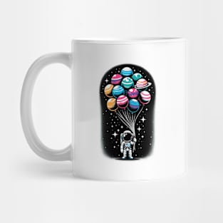 Astronaut and Planets Balloon Adventure Space Galaxy Mug